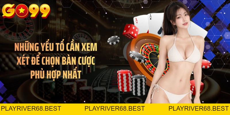 Baccarat Hoa Hồng Cao GO99 - Chọn Bàn Chơi Hiệu Quả